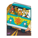 STAR CUTOUTS SC1357 Scooby Doo Mystery Machine Cardboard Cutout Van Stand-in Perfect for Theme Parties, Fans and Events 134cm Tall, Solid, Multicolor, Regular