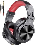 OneOdio DJ Headphones, Over Ear Headphones for Studio Monitoring and A71-Red