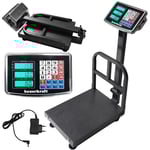 Elektronisk våg 200 kg, lager, butik, plattform, last, industri, LCD