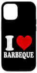 Coque pour iPhone 14 Pro I Love Barbeque Vintage