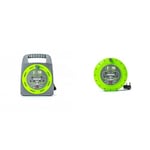 STATUS 2 Socket Cable Reel | 15m Green Extension Lead | 13A with Thermal Cut Out & 2 Socket Cable Reel | 10m Green Extension Lead | 13A with Thermal Cut Out | Heavy Duty Outdoor Extension Lead