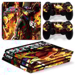 Kit De Autocollants Skin Decal Pour Console De Jeu Ps4 Pro Corps Entier One Piece Horizon,T1tn-P4pro-1393