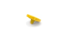 vhbw Bouton de déclencheur compatible avec Olympus OM-1 appareil photo - Pression ergonomique, métal, jaune