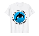 Protect the Ocean Save the Whales Shirts for Women Men Kids T-Shirt