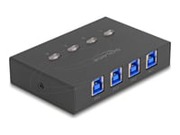 Delock - Usb-Växel - 5 Gbps, 4 Pc Till 1 Enhet - 5 X Usb - Skrivbordsmodell