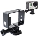 Cadre de protection noir pour caméra GoPro HD HERO4 / 3+ / 3 ST-65 Coque de standard