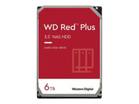 WD Red Plus WDBAVV0060HNC - Disque dur - 6 To - interne - 3.5" - SATA 6Gb/s - 5640 tours/min - mémoire tampon : 128 Mo