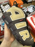 Nike Air More Uptempo Mens Brown Sesame Fashion Trainers - 9 UK (No Lid)