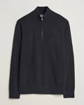 Morris Riley Cotton Half Zip Dark Blue