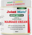 Hemp Cream Massage with Hemp Seed Oil, Arnica Montana, Boswellia Serrata (120G)