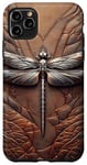 Coque pour iPhone 11 Pro Max Accessoire en cuir pour libellule