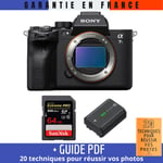 Sony A7S III Nu + SanDisk 64GB UHS-II 300 MB/s + Sony NP-FZ100 + Guide PDF MCZ DIRECT '20 TECHNIQUES POUR RÉUSSIR VOS PHOTOS