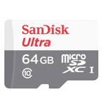 SanDisk Ultra Micro Minneskort SDXC 64GB 80MB/s UHS-I Class 10