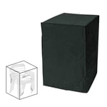 Garden Stacking Chair Cover Waterproof Patio Outdoor Waterproof Tear Resistant, Customizable ALGFree (Color : Black, Size : 80x80x120cm)