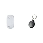 Yale AC-DC Sync Alarm Door/window Contact - Sync Smart Home Alarm - 200 m range, White & AC-KF Sync Alarm Key Fob- Sync Smart Home Alarm - 200 m range - Works with Alexa, Philips Hue