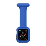 Apple Watch SE 44mm skal sjuksköterskeklocka blå