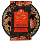 Tesori d'Oriente - Bougie parfumée Japanese Rituals, des notes Soavi de Bergamote et Patchouli, avec cires de haute qualité et huiles essentielles, 2 mèches, 200 g