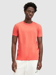 AllSaints Tonic Short Sleeve Crew Neck T-shirt - Orange, Orange, Size M, Men