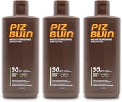Piz Buin Moisturising Lotion SPF30 200ml l Sunscreen l Skin Hydration X 3