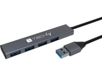 Techly Slim - Hubb - Skrivbordsmodell