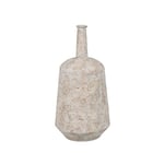 BigBuy Home Iron Cream Vase 20 x 20 x 40.5 cm