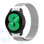 Full Fit Armband Milanese Samsung Galaxy Watch 5 Pro 45mm silver