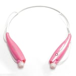 Wireless Bluetooth Earphones Neckband In Ear Sport Gym Running Headphones - Pink