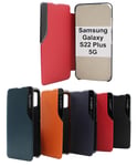 Smart Flip Cover Samsung Galaxy S22 Plus 5G (S906B/DS) (Svart)