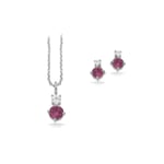 Scrouples Pixel Sterling Silver Smyckesset Med Zirconia PX1141