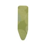 Brabantia Housse de Planche à Repasser de Rechange Taille B (124,5 x 38,1 cm) avec Feutre épais et Rembourrage en Mousse (Bruit Calme) Facile à Installer, 100% Coton