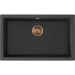Lavabo Jupiter 800 diskbänk, 75,6x46,6 cm, svart