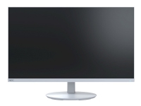 NEC MultiSync E244FL - LED-skjerm - 24 - 1920 x 1080 Full HD (1080p) @ 60 Hz - VA - 250 cd/m² - 1000:1 - 6 ms - HDMI, DisplayPort - høyttalere - hvit