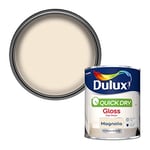 Dulux Quick Dry Gloss Paint For Wood And Metal - Magnolia 750 ml