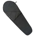 Highlander Fleece Sleeping Bag Liner, Black