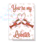 Friends Valentine's Lobster Greetings Card - Standard Card