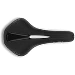 Fizik Antares R1 Open Road Bike Saddle with Carbon Reinforced Shell and Carbon Braided Rails, Comfortable and Lightweight 185g, Size Regular 276x141mm, Black