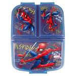 Stor Spiderman (Marvel) | Boîte À Déjeuner - Boîte À Repas avec Trois Compartiments pour Enfants, 8412497379200