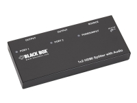 Black Box 1x2 HDMI Splitter - Video/audiosplitter - 2 x HDMI - skrivbordsmodell