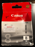 GENUINE CANON PIXMA CLI-8BK 8 BK BLACK Ink Cartridge - Dispatched within 1 Day