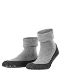 FALKE Men's Cosyshoe M HP Wool Grips On Sole 1 Pair Grip socks, Grey (Light Grey 3400), 8.5-9.5