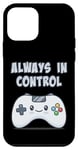 Coque pour iPhone 12 mini Always In Control Kawaii Controller Lecteur de jeu vidéo