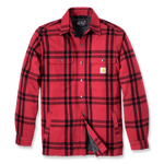 Carhartt Roane Skjortjacka med huva, Herr, Crabapple, L -