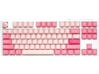 Ducky One 3 Gossamer Pink TKL Gaming Keyboard - MX-Ergo-Clear