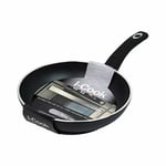 Pendeford Non-Stick Frying Pan with Soft Handle 24cm Black