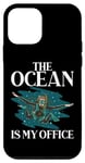 Coque pour iPhone 12 mini L'océan est le biologiste marin de mon bureau