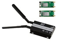 KALEA-INFORMATIQUE Adaptateur M2 B Key vers USB 3.0 pour Module WWAN LTE avec Support Carte SIM Compatible 3G 4G 5G