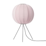 Made By Hand Knit-Wit 60 Round Medium floor lamp Light pink