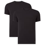 Nike 2P Everyday Essentials Cotton Stretch T-shirt Svart bomull Medium Herr