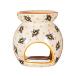 Sass & Belle Yellow Busy Bumble Bee Ceramic Tea Light Oil Wax Melt Burner