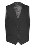 Technical Stretch Waistcoat Kostymväst Black Lindbergh Black